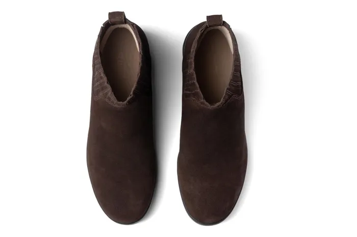 ABEO Footwear Capital Chelsea Dark Brown Women Boots