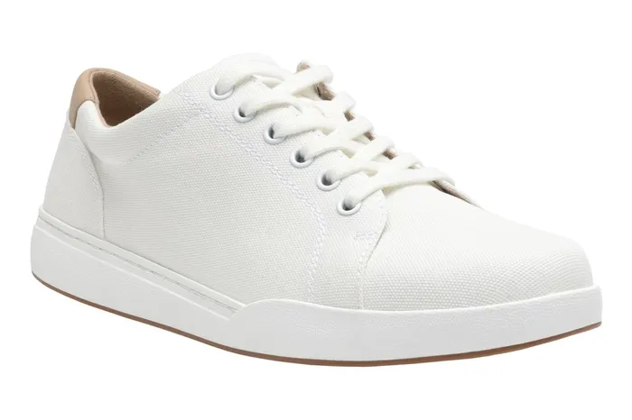 ABEO Footwear Encore Sneaker White Canvas Women Sneakers