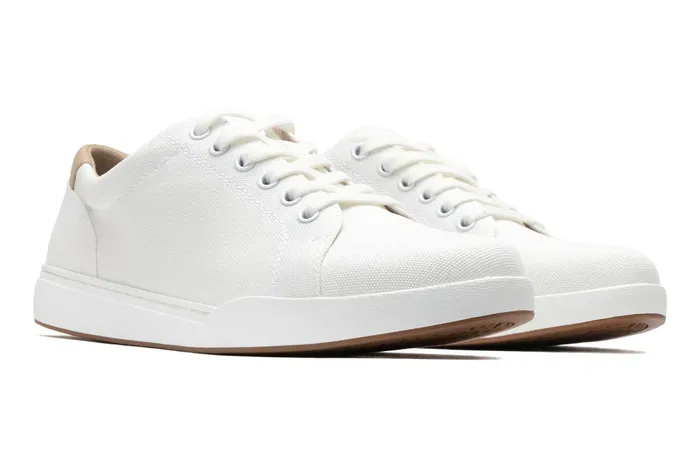 ABEO Footwear Encore Sneaker White Canvas Women Sneakers