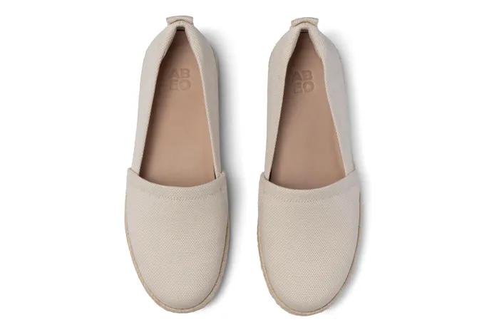 ABEO Footwear Isle Slip On Nat Canvas Women Casual Shoes