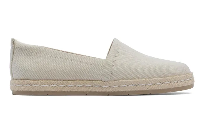 ABEO Footwear Isle Slip On Nat Canvas Women Casual Shoes