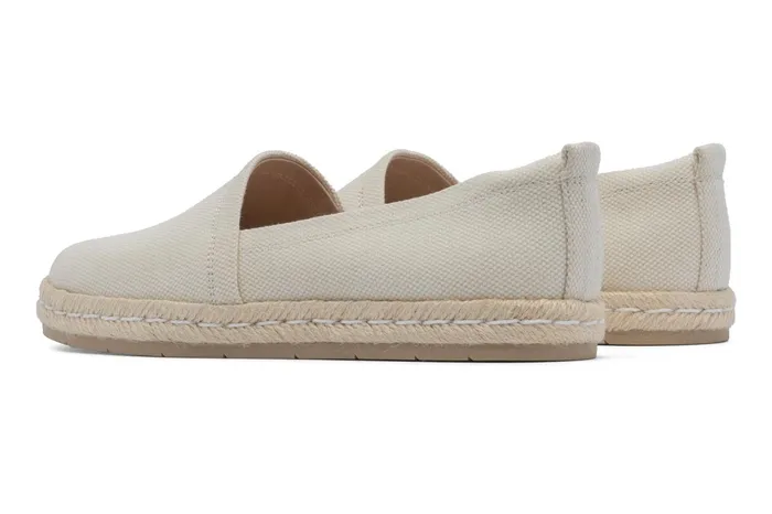 ABEO Footwear Isle Slip On Nat Canvas Women Casual Shoes