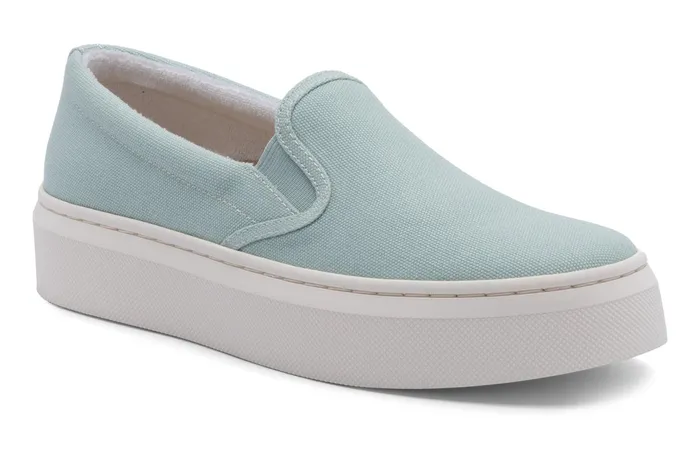 ABEO Footwear Jumpstreet Slip On Mint Canvas Women Casual Shoes