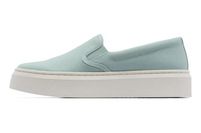 ABEO Footwear Jumpstreet Slip On Mint Canvas Women Casual Shoes ABEO Footwear Jumpstreet Slip On Mint Canvas Women Casual Shoes