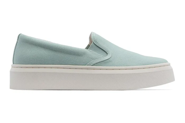ABEO Footwear Jumpstreet Slip On Mint Canvas Women Casual Shoes ABEO Footwear Jumpstreet Slip On Mint Canvas Women Casual Shoes