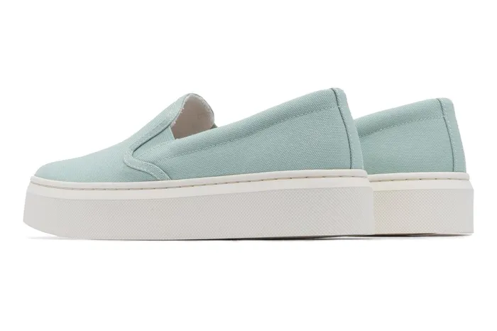 ABEO Footwear Jumpstreet Slip On Mint Canvas Women Casual Shoes ABEO Footwear Jumpstreet Slip On Mint Canvas Women Casual Shoes