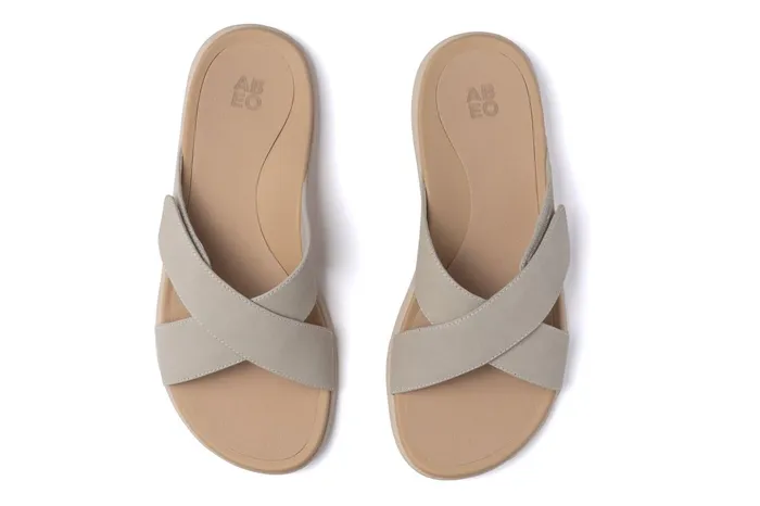 ABEO Footwear Laguna Slide Cuban Sand Leather Women Sandals