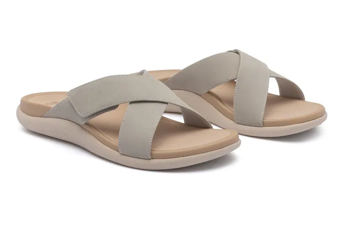ABEO Footwear Laguna Slide Cuban Sand Leather Women Sandals