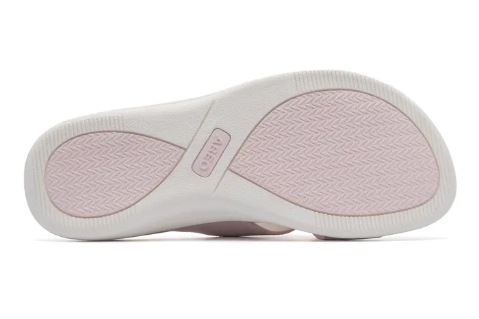 ABEO Footwear Laguna Slide Pink Leather Women Sandals