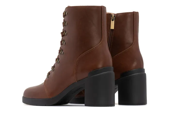 ABEO Footwear Metropolis Lace Brown Women Boots