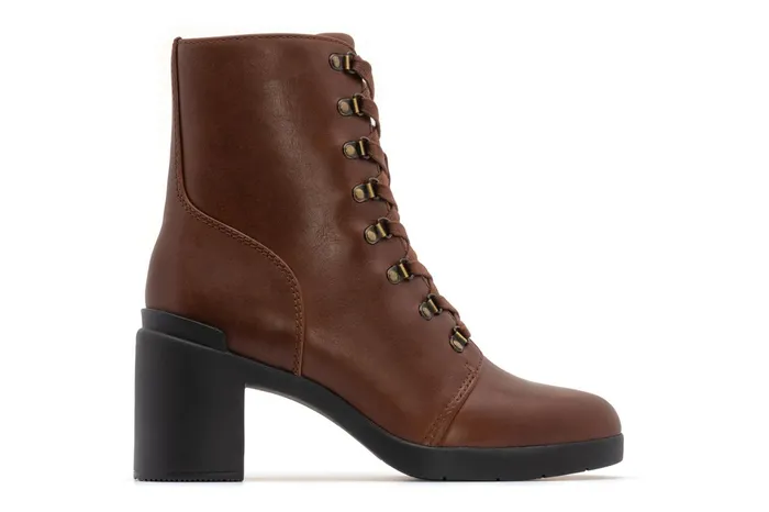 ABEO Footwear Metropolis Lace Brown Women Boots