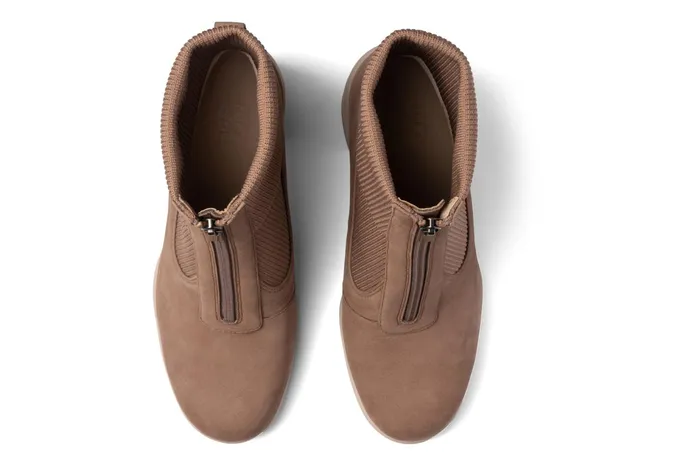 ABEO Footwear Metropolis Zip Beige Women Boots ABEO Footwear Metropolis Zip Beige Women Boots