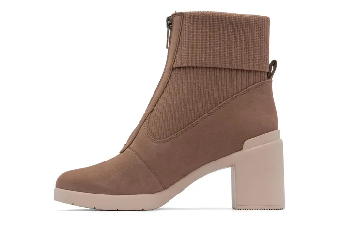 ABEO Footwear Metropolis Zip Beige Women Boots ABEO Footwear Metropolis Zip Beige Women Boots