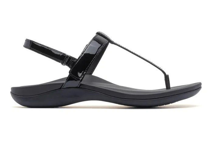 ABEO Footwear Oasis T Strap Black Women Sandals