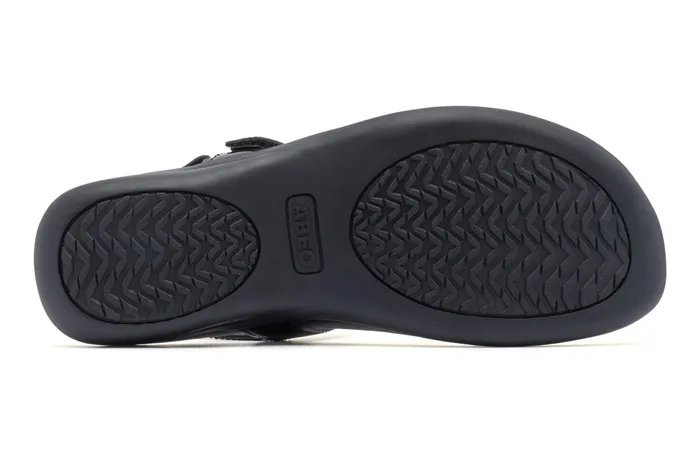 ABEO Footwear Oasis T Strap Black Women Sandals