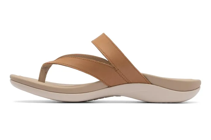 ABEO Footwear Oasis Thong Sandal Almond Women Sandals ABEO Footwear Oasis Thong Sandal Almond Women Sandals