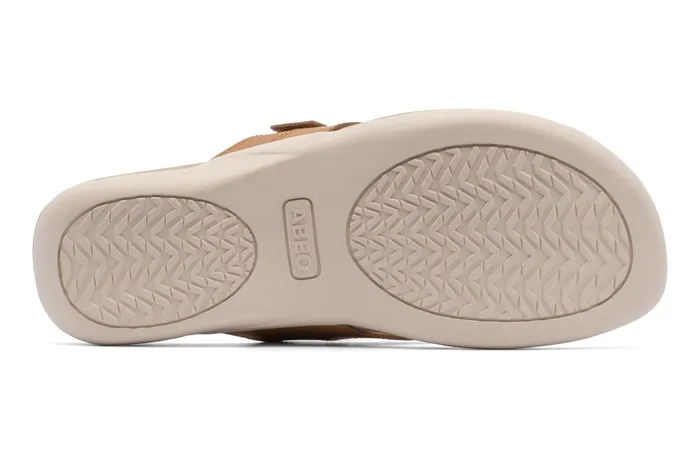 ABEO Footwear Oasis Thong Sandal Almond Women Sandals ABEO Footwear Oasis Thong Sandal Almond Women Sandals