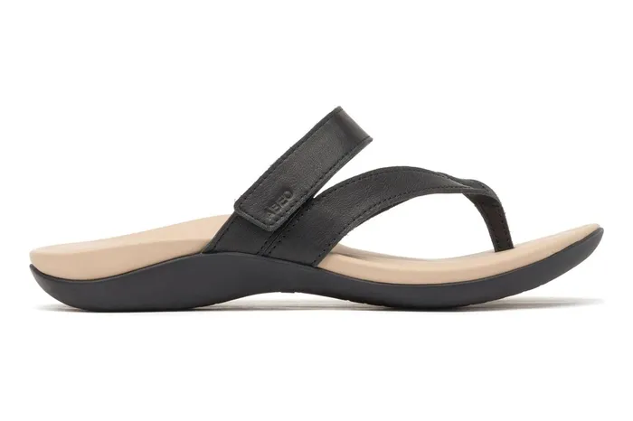 ABEO Footwear Oasis Thong Sandal Black Majestic Women Sandals ABEO Footwear Oasis Thong Sandal Black Majestic Women Sandals