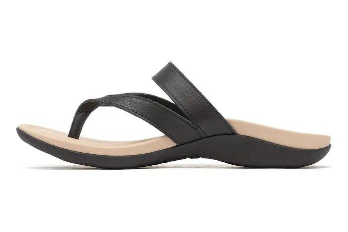 ABEO Footwear Oasis Thong Sandal Black Majestic Women Sandals ABEO Footwear Oasis Thong Sandal Black Majestic Women Sandals