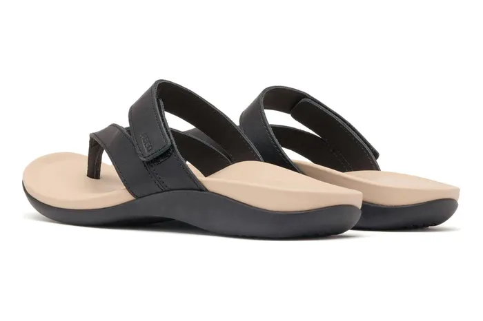 ABEO Footwear Oasis Thong Sandal Black Majestic Women Sandals ABEO Footwear Oasis Thong Sandal Black Majestic Women Sandals