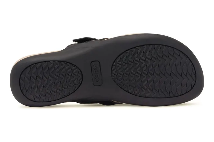 ABEO Footwear Oasis Thong Sandal Black Majestic Women Sandals ABEO Footwear Oasis Thong Sandal Black Majestic Women Sandals