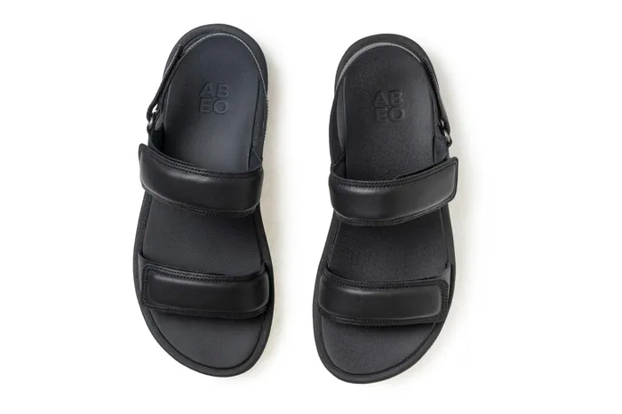 ABEO Footwear Paseo Sandal Black Women Sandals ABEO Footwear Paseo Sandal Black Women Sandals