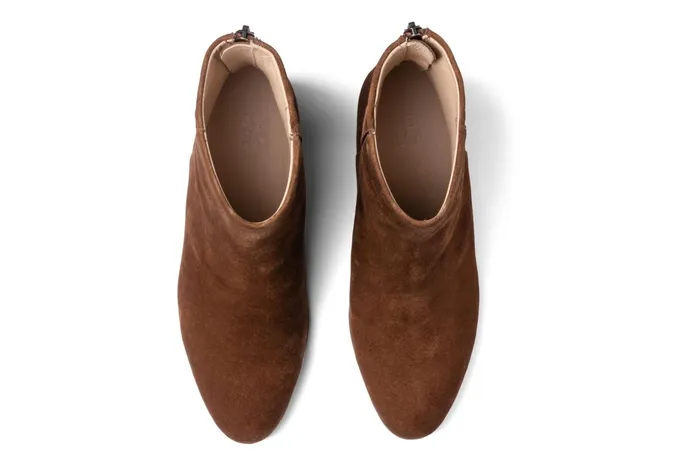 ABEO Footwear Plaza Back Zip Caramel Women Boots