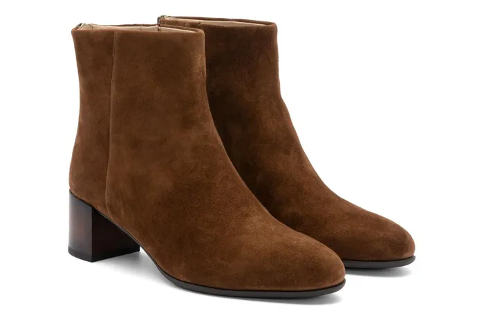 ABEO Footwear Plaza Back Zip Caramel Women Boots