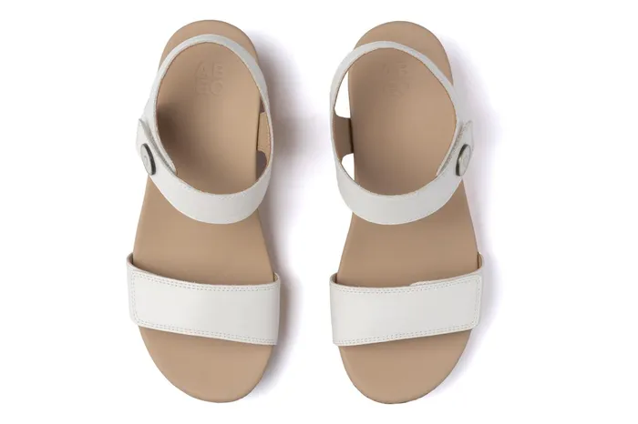 ABEO Footwear Riviera Strap Sandal White Women Sandals ABEO Footwear Riviera Strap Sandal White Women Sandals