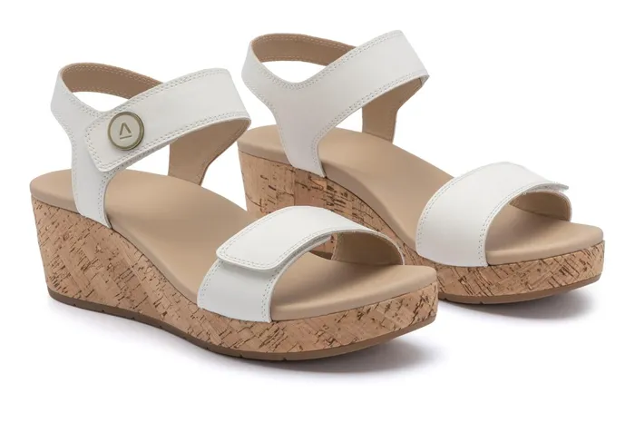 ABEO Footwear Riviera Strap Sandal White Women Sandals ABEO Footwear Riviera Strap Sandal White Women Sandals