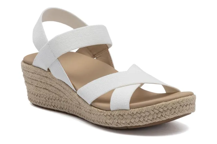 ABEO Footwear Riviera Stretch White Women Sandals