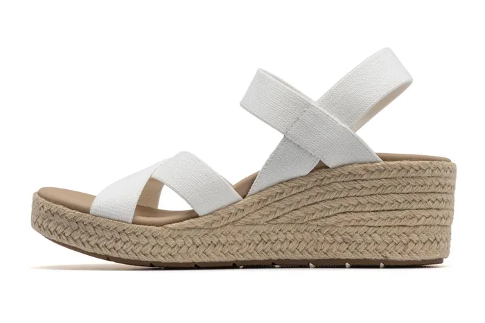 ABEO Footwear Riviera Stretch White Women Sandals