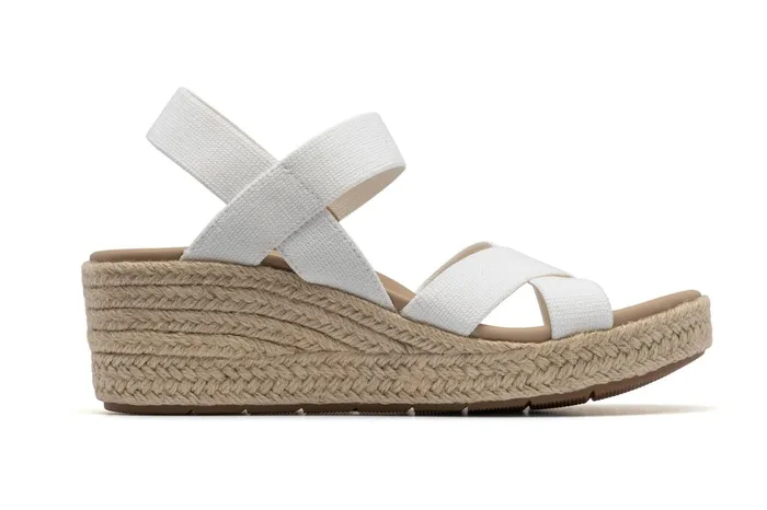 ABEO Footwear Riviera Stretch White Women Sandals