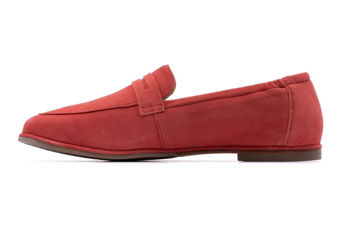 ABEO Footwear Strada Loafer Red Women Casual Shoes ABEO Footwear Strada Loafer Red Women Casual Shoes