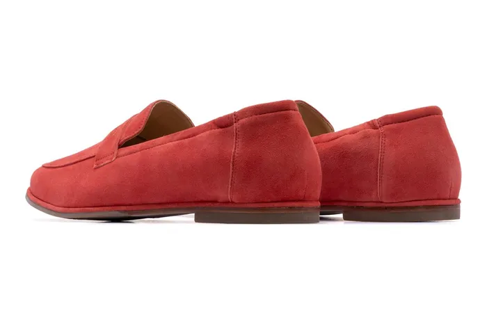 ABEO Footwear Strada Loafer Red Women Casual Shoes ABEO Footwear Strada Loafer Red Women Casual Shoes