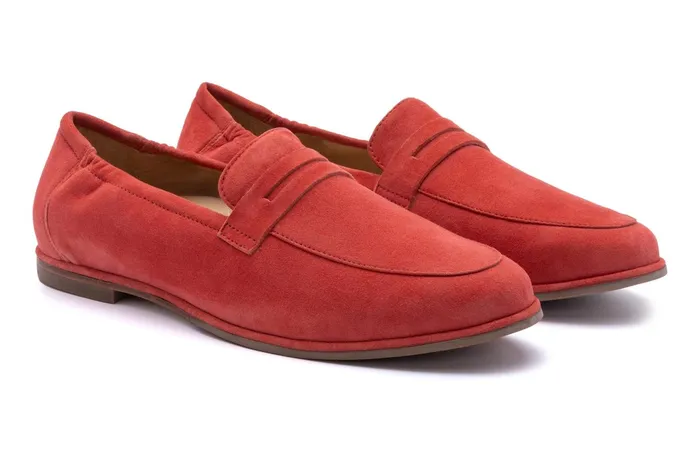 ABEO Footwear Strada Loafer Red Women Casual Shoes ABEO Footwear Strada Loafer Red Women Casual Shoes