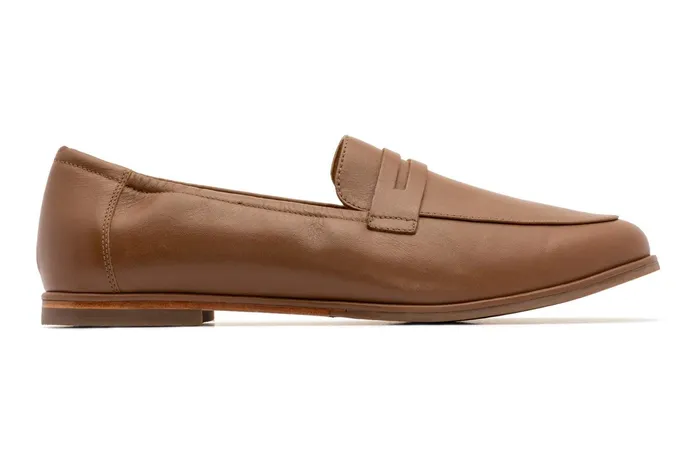 ABEO Footwear Strada Loafer Tan Nappa Women Dress
