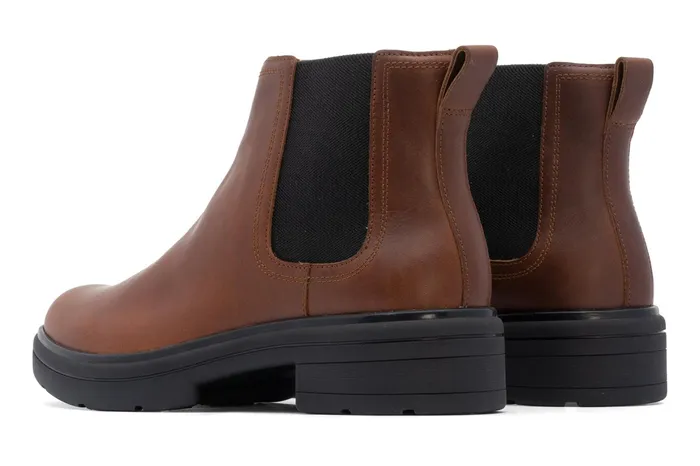 ABEO Footwear Vista Chelsea Dark Tan Women Boots