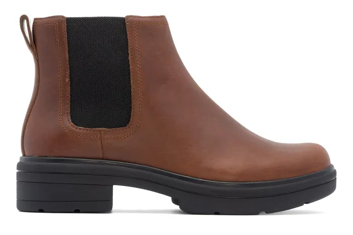 ABEO Footwear Vista Chelsea Dark Tan Women Boots
