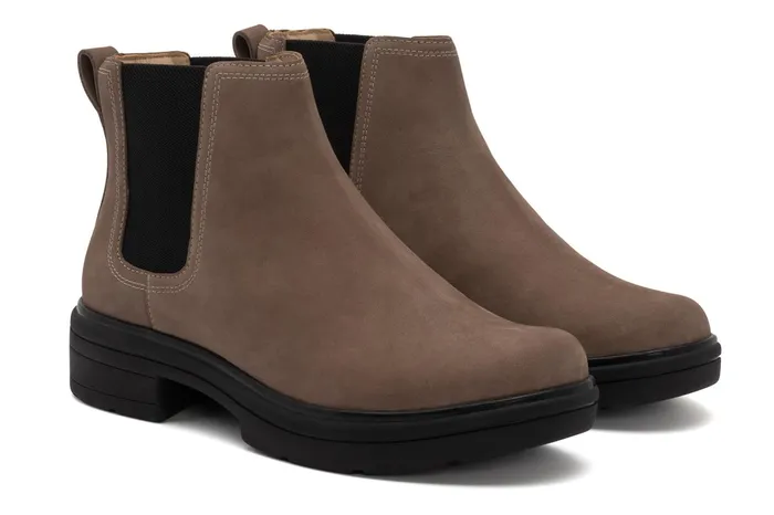 ABEO Footwear Vista Chelsea Taupe Women Boots