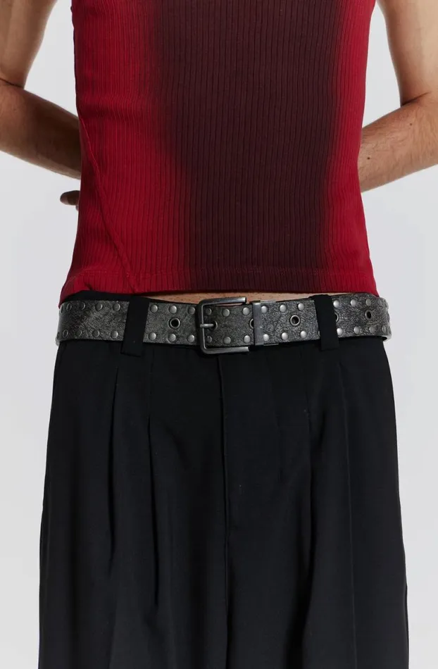 Accessories Men Jaded London Busted Stud Belt