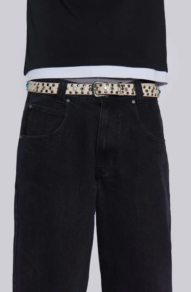 Accessories Men Jaded London Starstud Belt