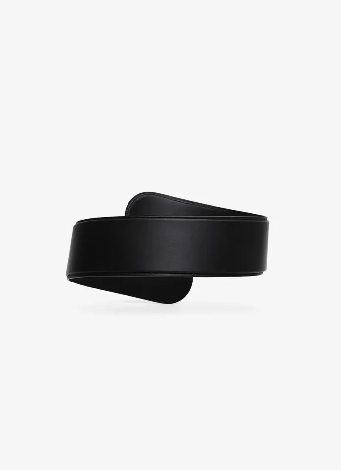 Alaa Belts FLEX TWIST BELT IN CALFSKIN Black 8211 Women Alaa Belts FLEX TWIST BELT IN CALFSKIN Black 8211 Women