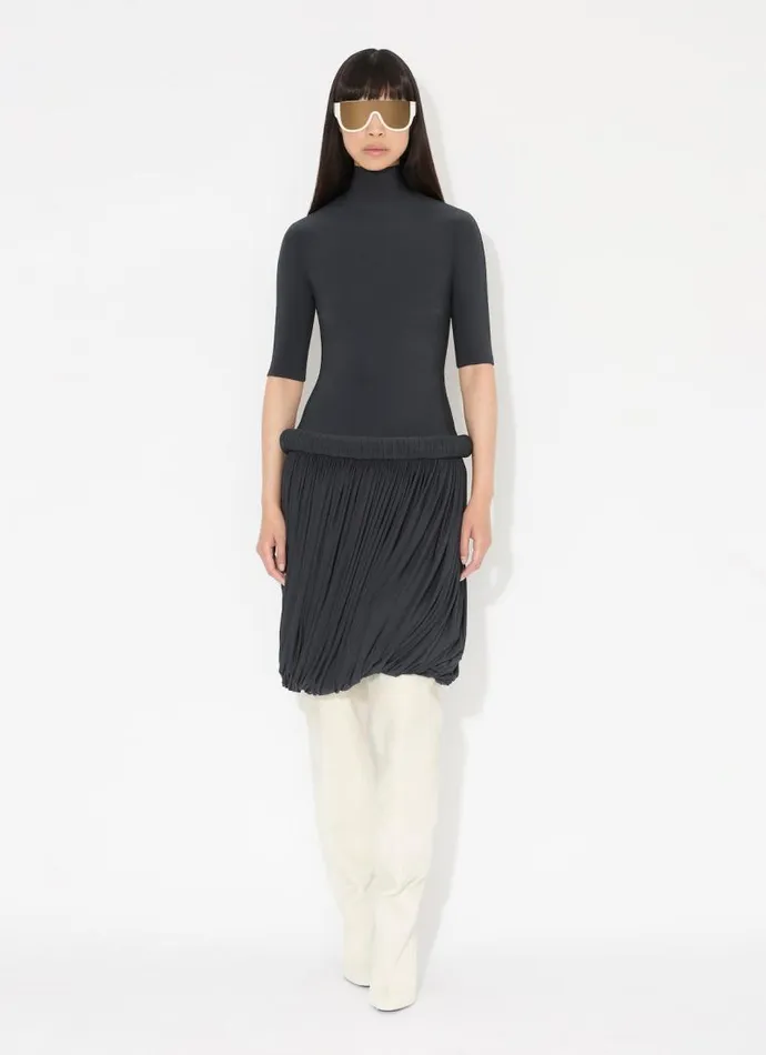 Alaa Dresses SHORT DRESS IN SUPPLE JERSEY Dark Blue 8211 Women Alaa Dresses SHORT DRESS IN SUPPLE JERSEY Dark Blue 8211 Women