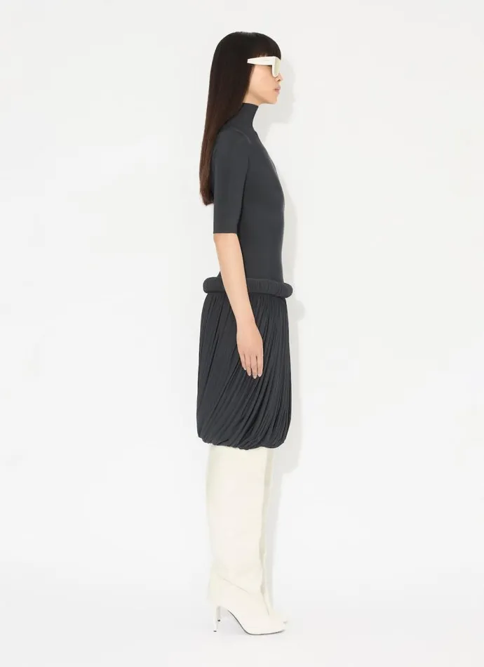 Alaa Dresses SHORT DRESS IN SUPPLE JERSEY Dark Blue 8211 Women Alaa Dresses SHORT DRESS IN SUPPLE JERSEY Dark Blue 8211 Women