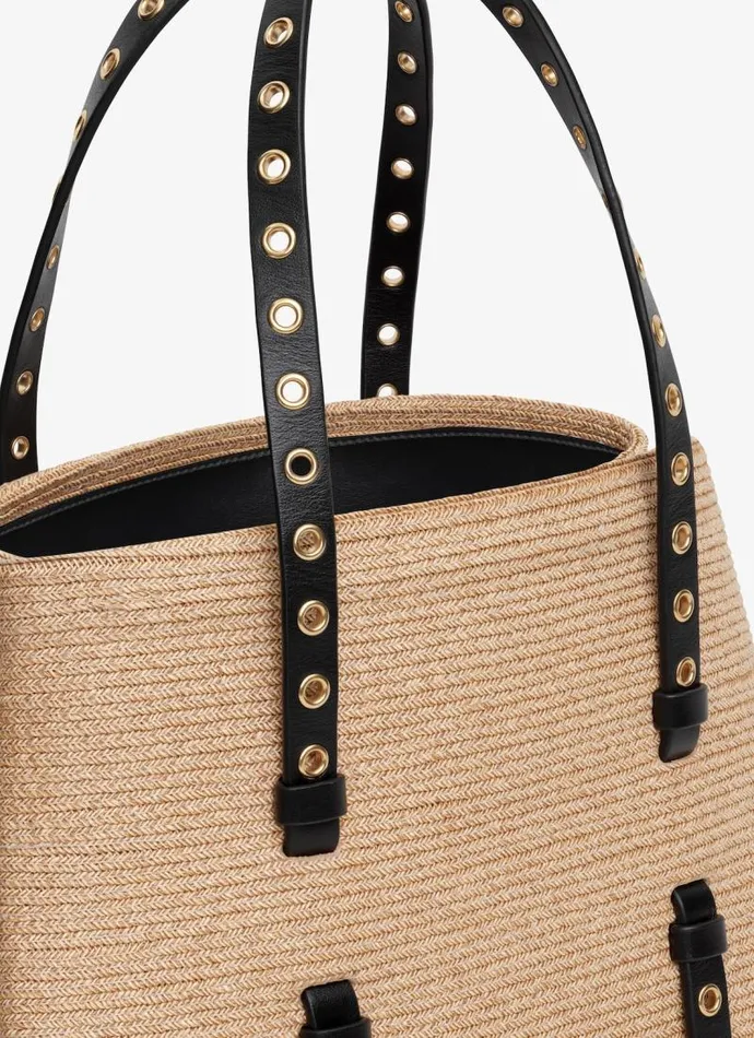 Alaa Handbags MINA 25 BAG IN PAPER STRAW Natural 8211 Women Alaa Handbags MINA 25 BAG IN PAPER STRAW Natural 8211 Women