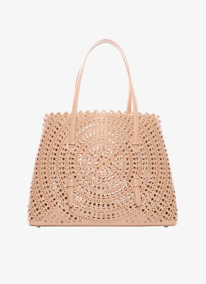 Alaa Handbags MINA 32 BAG IN VIENNE CALFSKIN Sandy 8211 Women
