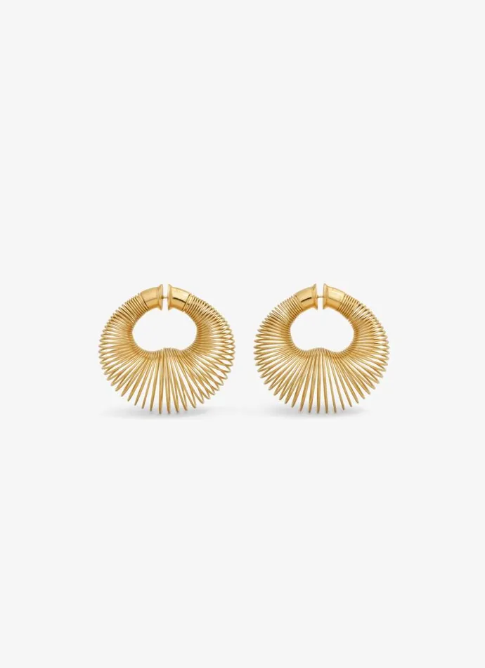 Alaa Jewels SPIRAL HOOP EARRINGS Gold 8211 Women