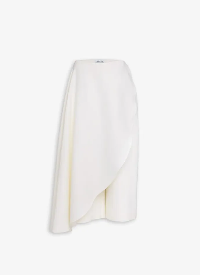 Alaa Pants and Shorts ASYMMETRICAL SKIRT PANTS White 8211 Women
