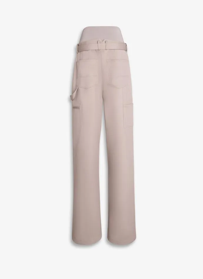 Alaa Pants and Shorts CARGO TROUSERS WITH KNIT BAND Tan 8211 Women Alaa Pants and Shorts CARGO TROUSERS WITH KNIT BAND Tan 8211 Women